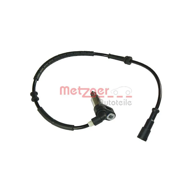 Capteur, vitesse de roue arrière gauche METZGER 0900593