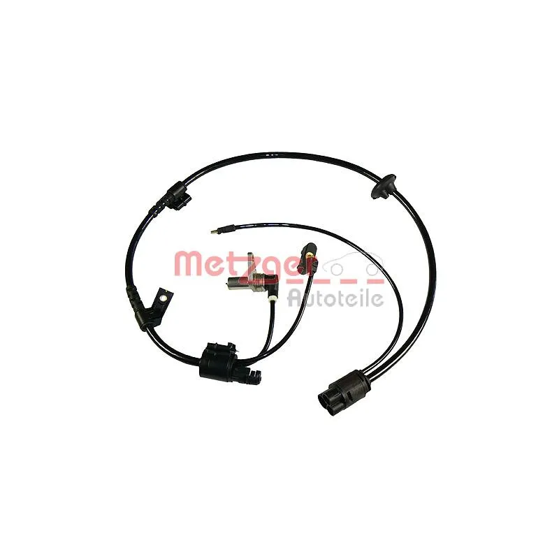 Capteur, vitesse de roue avant droit METZGER 0900605