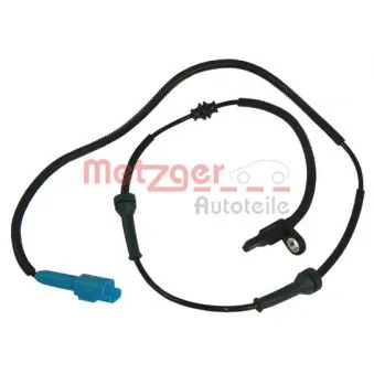 Capteur, vitesse de roue METZGER 0900670