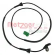 Capteur, vitesse de roue METZGER 0900675 - Visuel 1