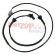 Capteur, vitesse de roue METZGER 0900676 - Visuel 1