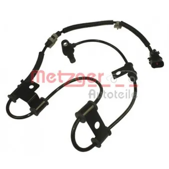 Capteur, vitesse de roue METZGER 0900682
