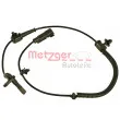 Capteur, vitesse de roue METZGER 0900685 - Visuel 1