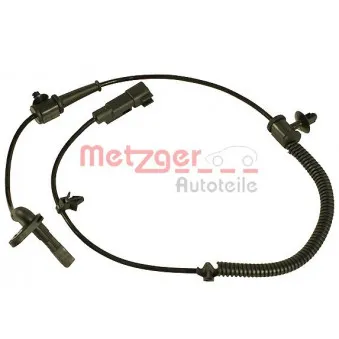 Capteur, vitesse de roue METZGER 0900685
