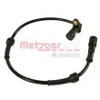 Capteur, vitesse de roue METZGER 0900688 - Visuel 1