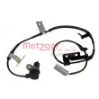 Capteur, vitesse de roue METZGER 0900714 - Visuel 1