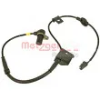 Capteur, vitesse de roue METZGER 0900733 - Visuel 1