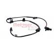 Capteur, vitesse de roue METZGER 0900737 - Visuel 1