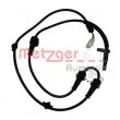 Capteur, vitesse de roue METZGER 0900754 - Visuel 1