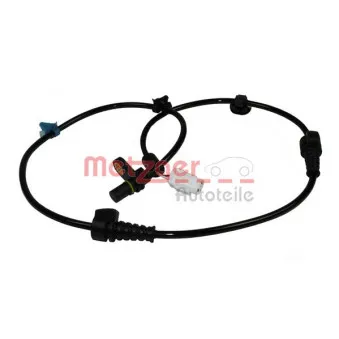 Capteur, vitesse de roue METZGER 0900756