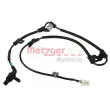 Capteur, vitesse de roue METZGER 0900773 - Visuel 1