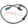 Capteur, vitesse de roue METZGER 0900780 - Visuel 1