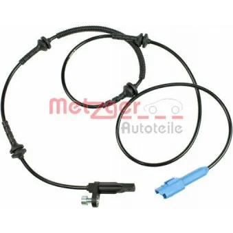 Capteur, vitesse de roue METZGER 0900791