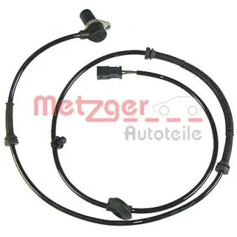 Capteur, vitesse de roue METZGER 0900806