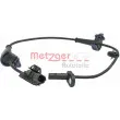 Capteur, vitesse de roue METZGER 0900844 - Visuel 1