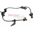 Capteur, vitesse de roue METZGER 0900850 - Visuel 1