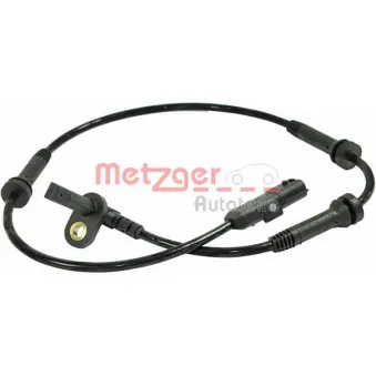 Capteur, vitesse de roue METZGER 0900852