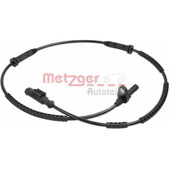Capteur, vitesse de roue METZGER 0900855