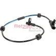 Capteur, vitesse de roue METZGER 0900860 - Visuel 1
