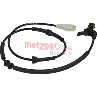 Capteur, vitesse de roue arrière droit METZGER 0900861