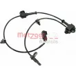 Capteur, vitesse de roue METZGER 0900865 - Visuel 1