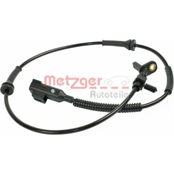 Capteur, vitesse de roue METZGER 0900880