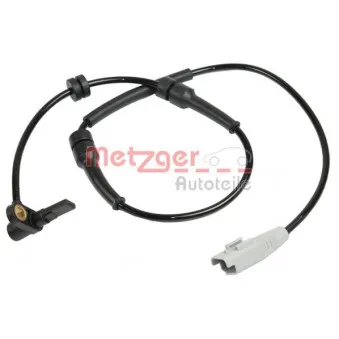 Capteur, vitesse de roue avant gauche METZGER 0900881