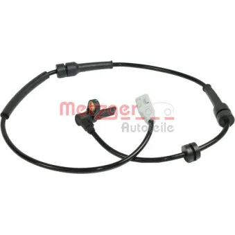 Capteur, vitesse de roue avant droit METZGER 0900882