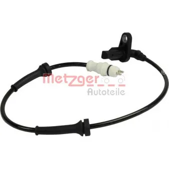 Capteur, vitesse de roue METZGER 0900892