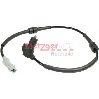 Capteur, vitesse de roue avant gauche METZGER 0900899