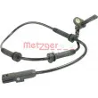 Capteur, vitesse de roue METZGER 0900912 - Visuel 1