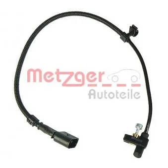 Capteur d'angle, vilebrequin METZGER 0902237