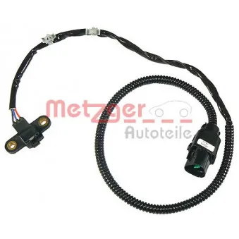Capteur d'angle, vilebrequin METZGER 0902257
