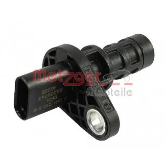Capteur d'angle, vilebrequin METZGER 0902274