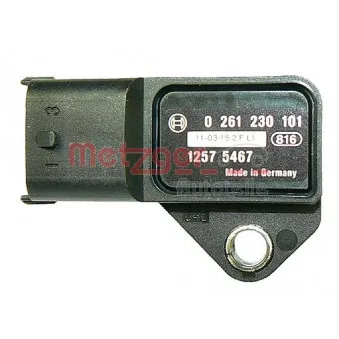 Capteur, pression de suralimentation METZGER 0906121