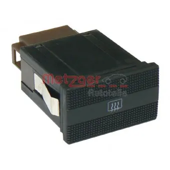 Interrupteur, chauffage de vitre arrière METZGER 0916034