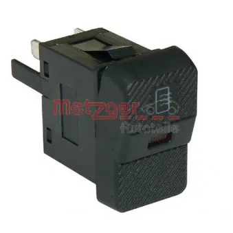 Interrupteur, chauffage de vitre arrière METZGER 0916039