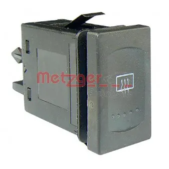 Interrupteur, chauffage de vitre arrière METZGER 0916087