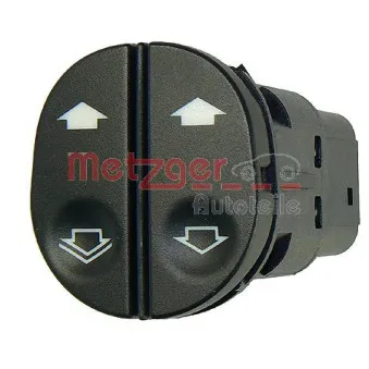 Interrupteur, lève-vitre METZGER 0916206