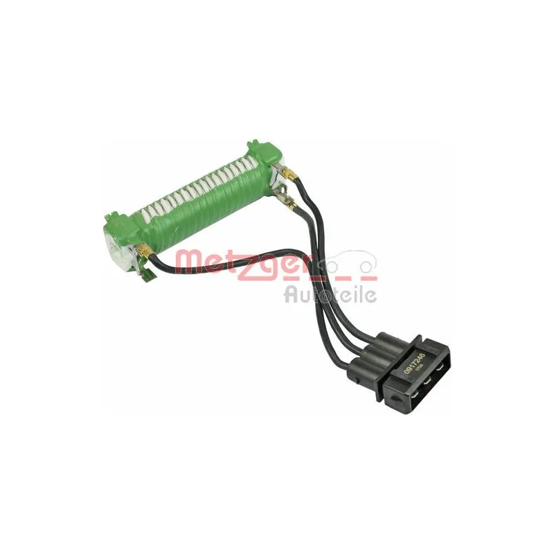 Résistance de série, moteur électrique-ventilateur du radiat METZGER 0917246