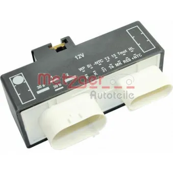 Commande, ventilateur électrique (refroidissement du moteur) METZGER 0917284