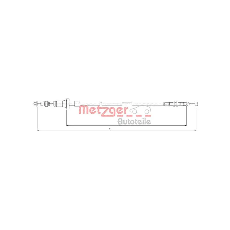 Câble d'accélération METZGER 10.0102