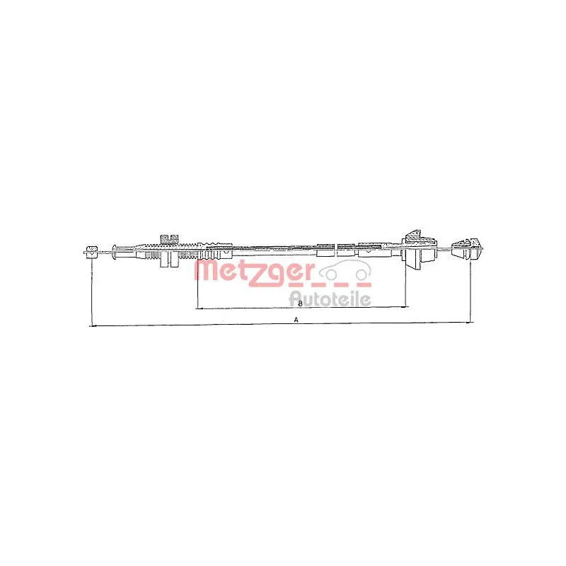 Câble d'accélération METZGER 10.0152