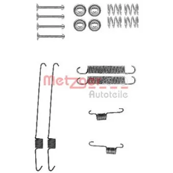 Kit d'accessoires, mâchoire de frein METZGER