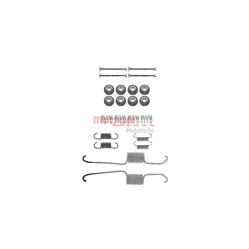 Kit d'accessoires, mâchoire de frein METZGER 105-0003