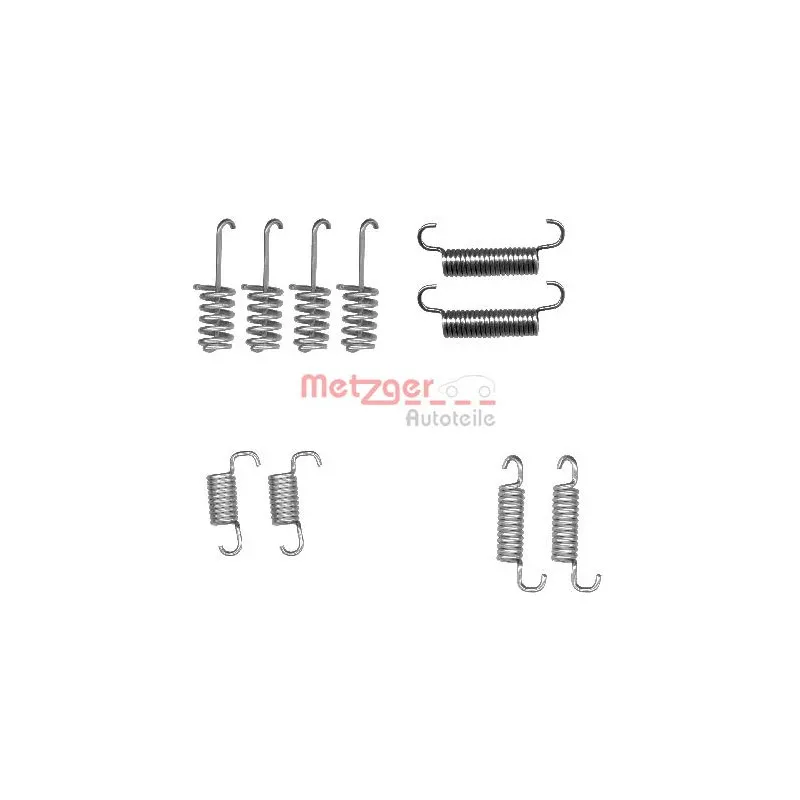Kit d'accessoires, mâchoires de frein de stationnement METZGER 105-0004