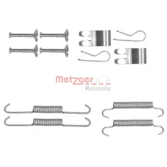 Kit d'accessoires, mâchoires de frein de stationnement METZGER 105-0013