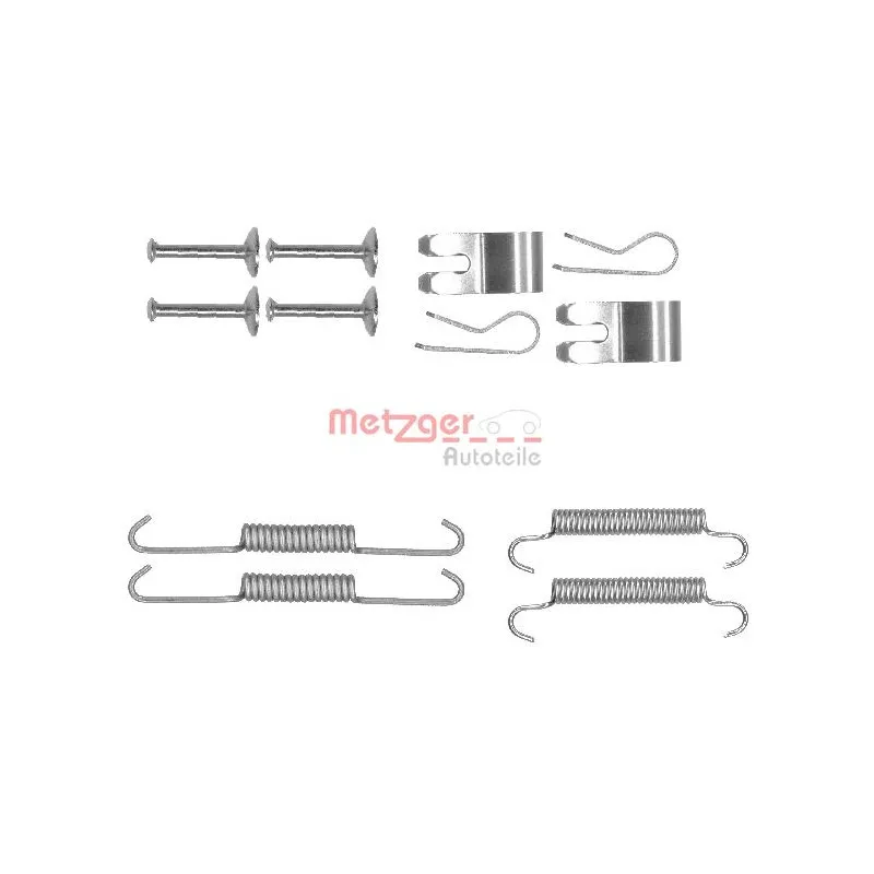 Kit d'accessoires, mâchoires de frein de stationnement METZGER 105-0013