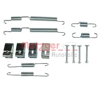 Kit d'accessoires, mâchoire de frein METZGER 105-0017