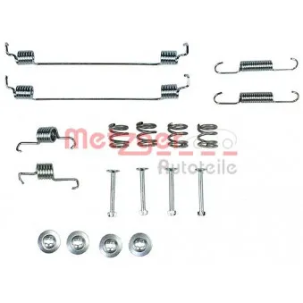Kit d'accessoires, mâchoire de frein METZGER 105-0018